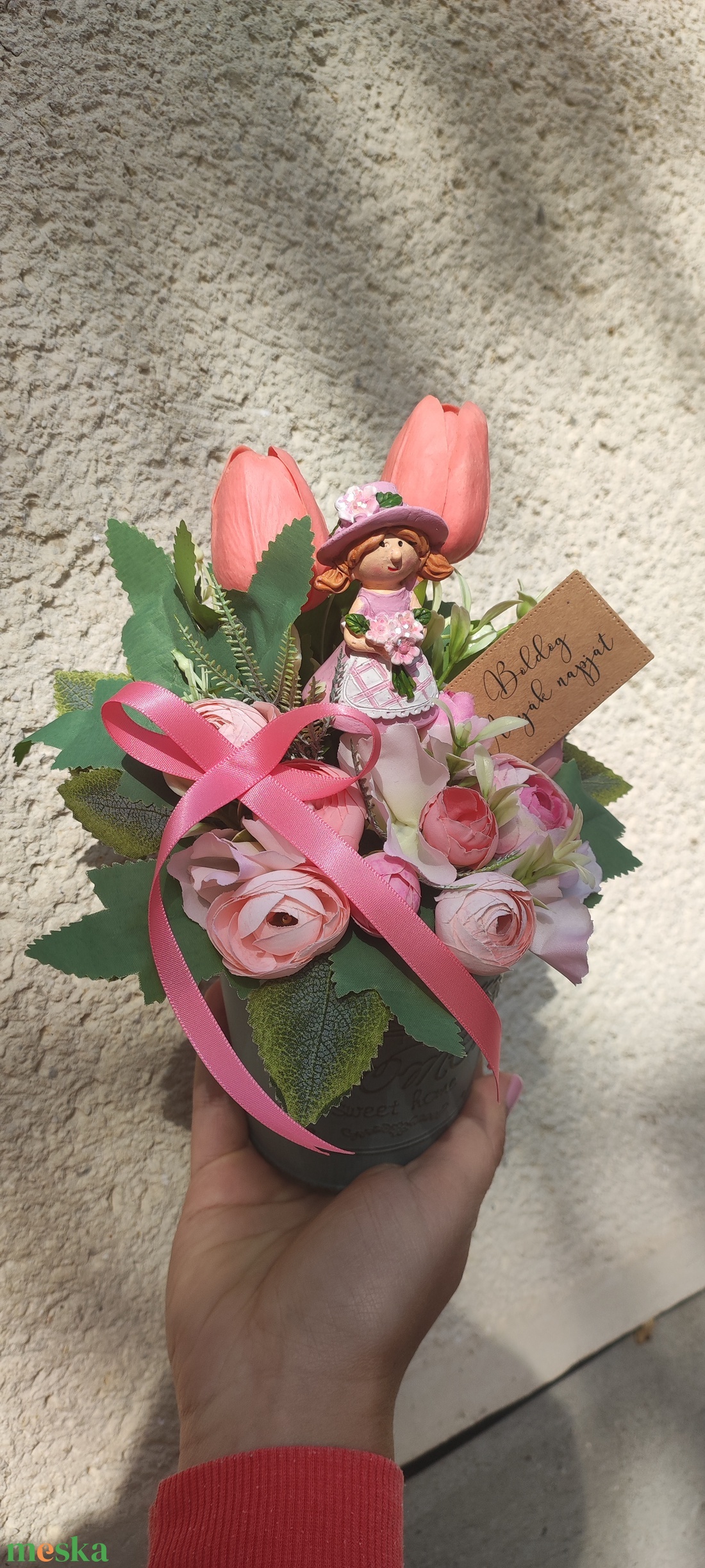 Anyák napi ajándék - otthon & életmód - virágdekoráció - virágdíszek - asztali virágdísz - Meska.hu