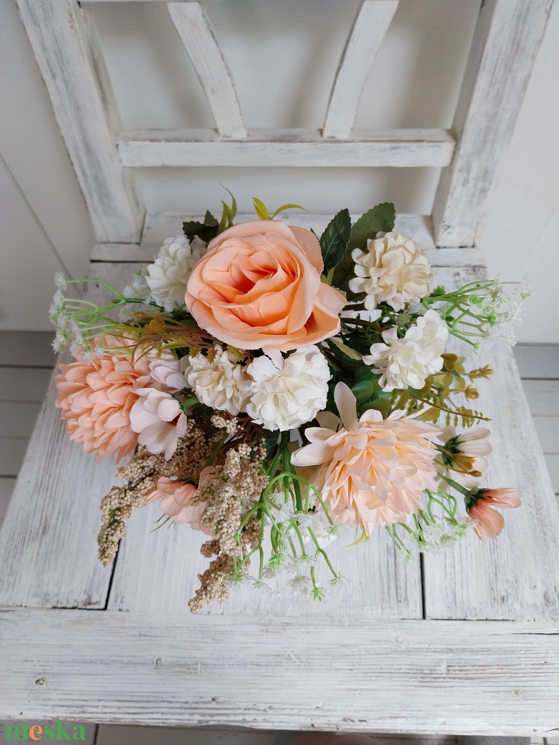 Barack Menyasszonyi csokor - esküvő - menyasszonyi- és dobócsokor - Meska.hu