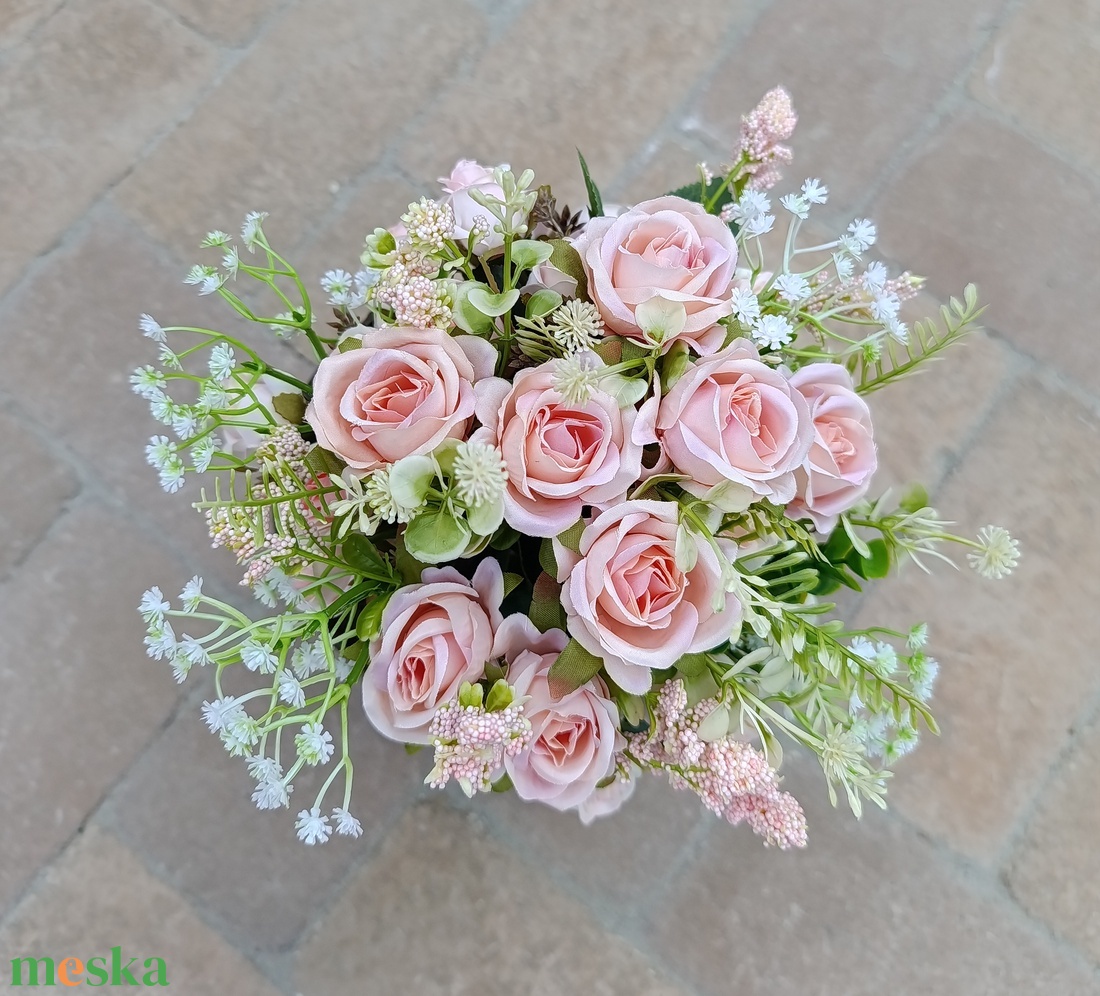 Minirózsa menyasszonyi / dobócsokor - esküvő - menyasszonyi- és dobócsokor - Meska.hu