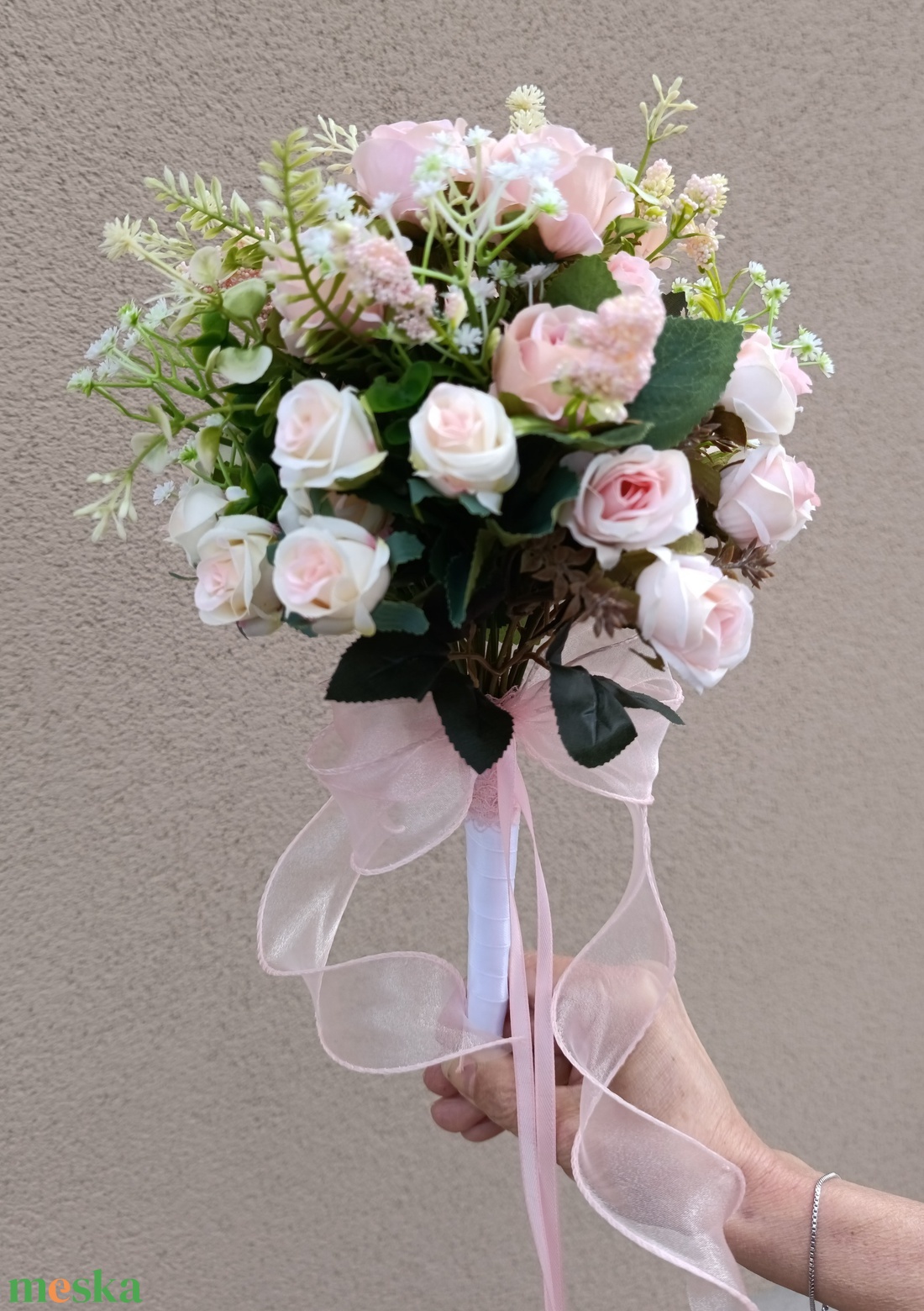 Minirózsa menyasszonyi / dobócsokor - esküvő - menyasszonyi- és dobócsokor - Meska.hu