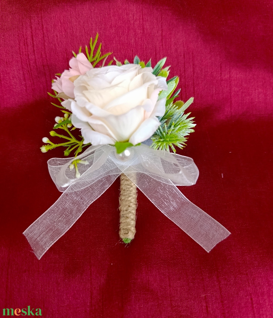 Vőlegény/ Tanú kitűző vintage stílusban - esküvő - kiegészítők - kitűző - Meska.hu