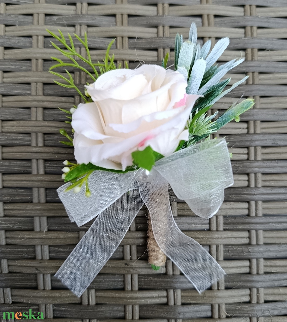 Vőlegény/ Tanú kitűző vintage stílusban - esküvő - kiegészítők - kitűző - Meska.hu