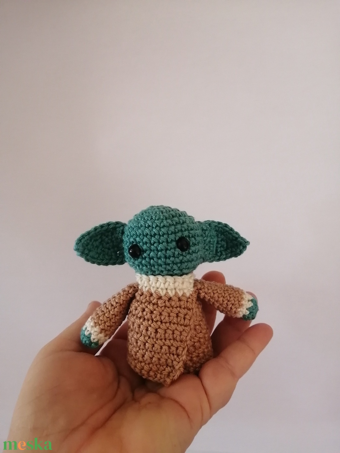 Horgolt baby Yoda kabala kulcstartó - játék & sport - baba & babaház - baba - Meska.hu