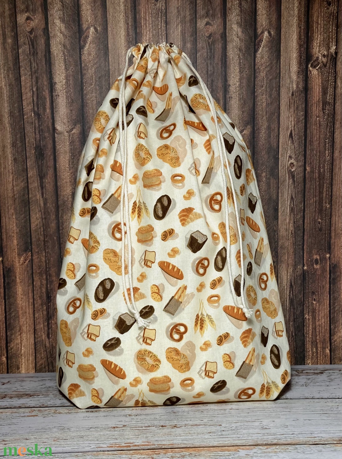 Péksütemény/1 kg-os kenyeres zsák PUL-lal bélelve - táska & tok - bevásárlás & shopper táska - kenyeres zsák - Meska.hu