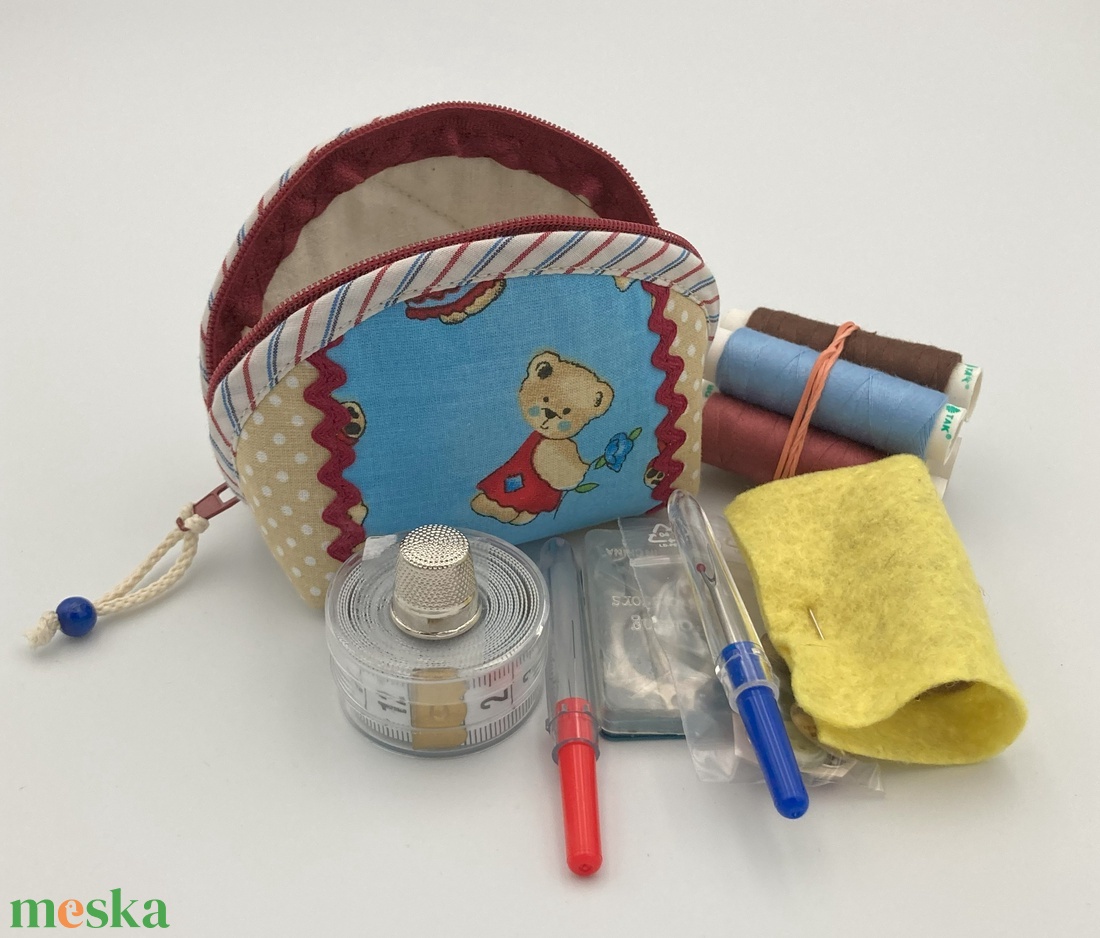 Varrókészlet - macis - otthon & életmód - lakástextil - varrókellék - Meska.hu