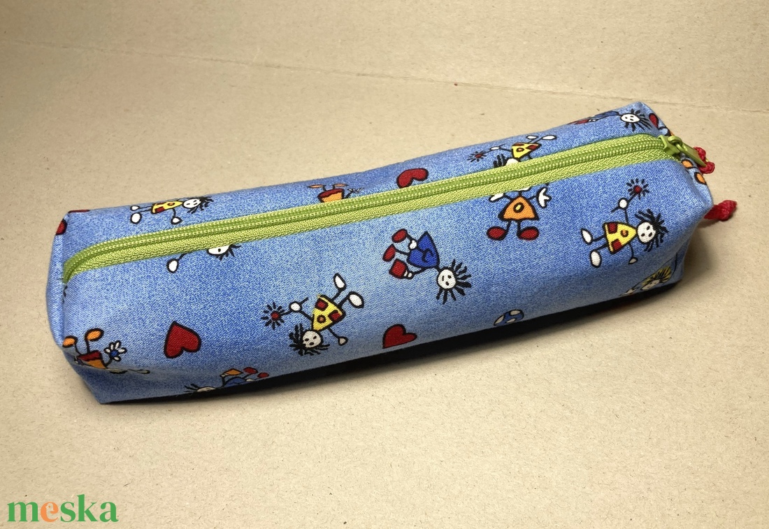 Kék pipere/tolltartó/tároló - táska & tok - neszesszer - Meska.hu