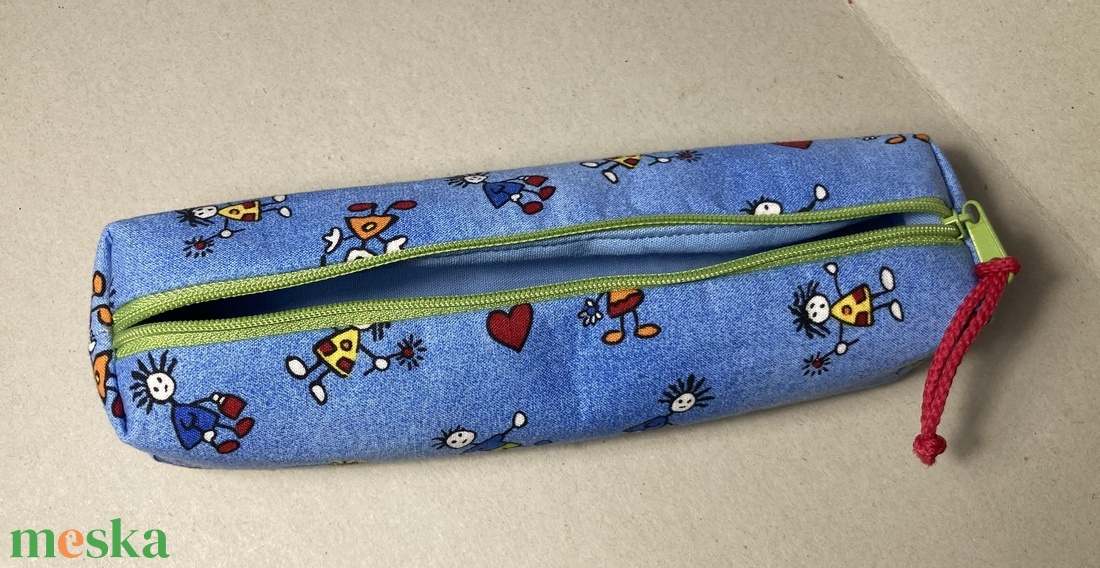 Kék pipere/tolltartó/tároló - táska & tok - neszesszer - Meska.hu