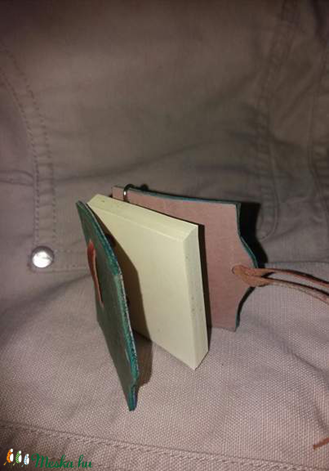 Könyv alakú notesz kulcstartó -  - Meska.hu