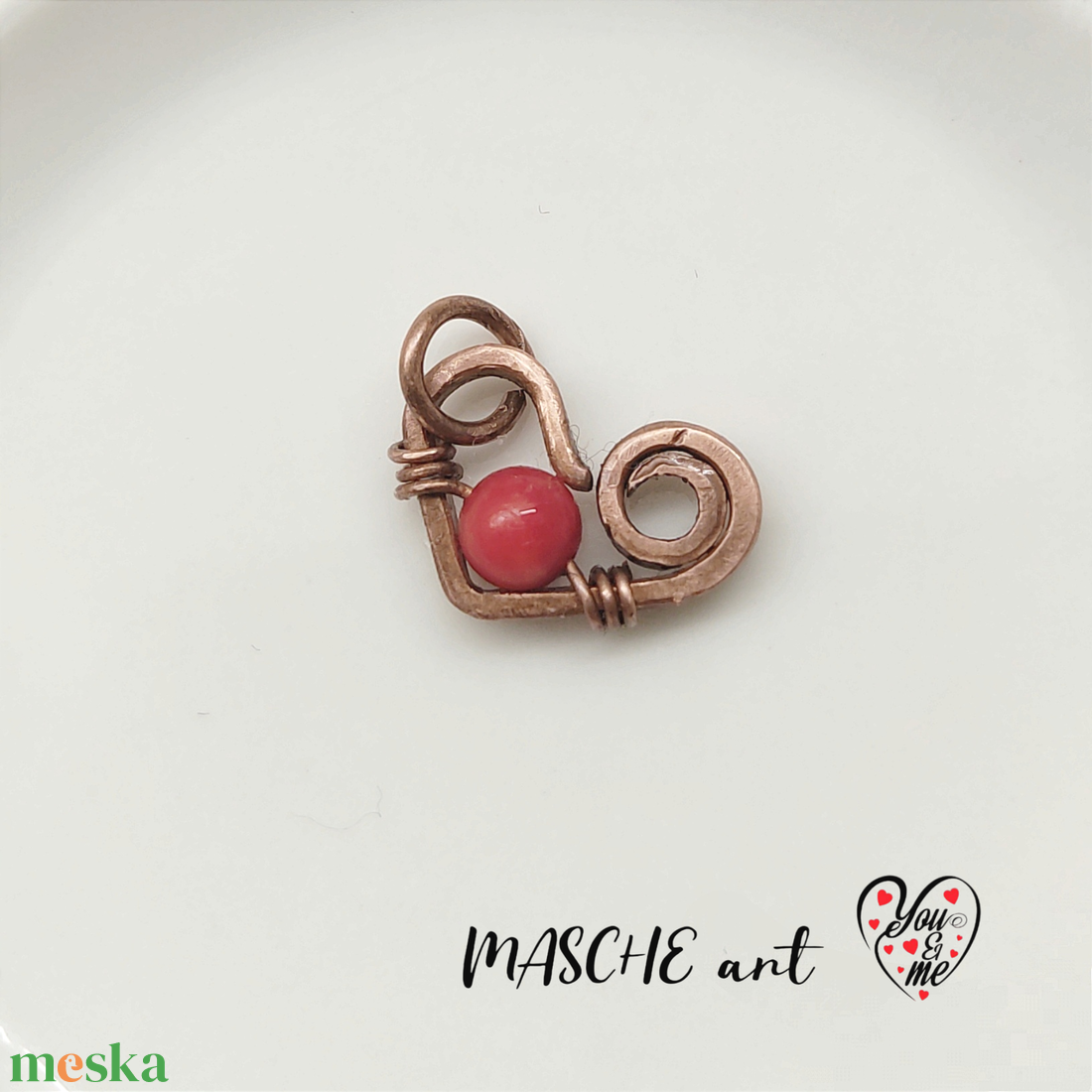 Kézműves szív alakú nyakláncos medál vintage stílusban. No #010924 - ékszer - nyaklánc - medál - Meska.hu Kézműves szív alakú nyakláncos medál vintage stílusban. No #010924 - ékszer - nyaklánc - medál - Meska.hu