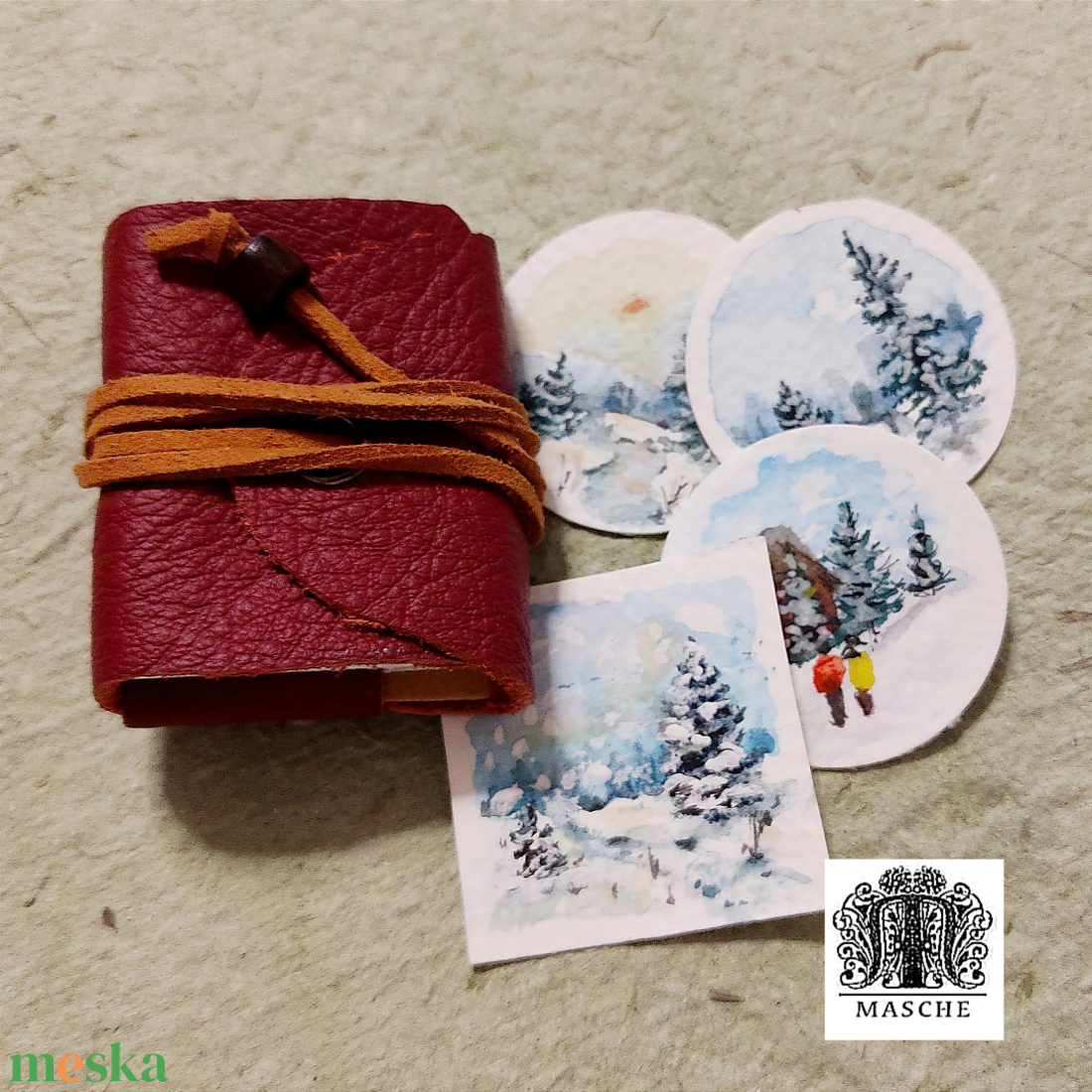 Mini bőr könyv és borító - 5 x 5 cm - otthon & életmód - papír, írószer - könyv- és füzetborító - Meska.hu Mini bőr könyv és borító - 5 x 5 cm - otthon & életmód - papír, írószer - könyv- és füzetborító - Meska.hu