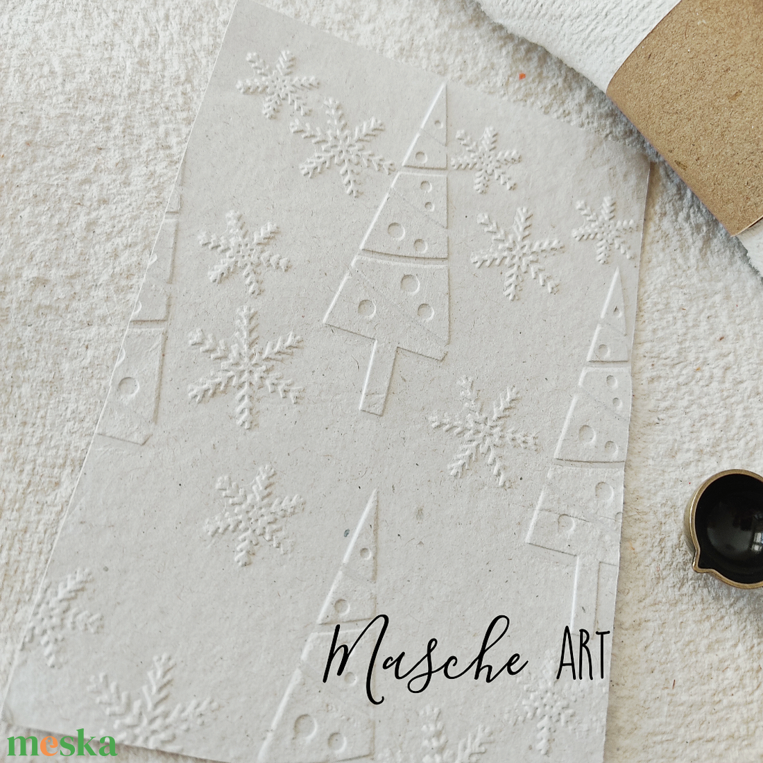 A3 / Kézzel merített (kézműves) papír ) - természetes fehér - kellékek & szerszámok - papír - egyéb papír - Meska.hu