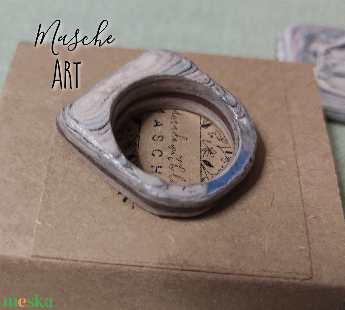 Gyűrű - unisex - papírgyűrű - kézműves - ékszer - gyűrű - kerek gyűrű - Meska.hu Gyűrű - unisex - papírgyűrű - kézműves - ékszer - gyűrű - kerek gyűrű - Meska.hu