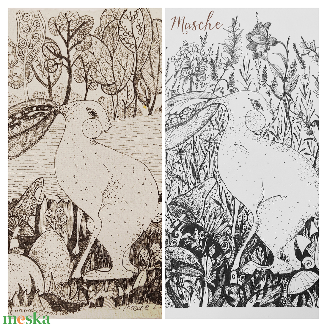 Húsvéti képeslap csomag - 7 db - os - otthon & életmód - papír, írószer - ajándékozás kellékei - képeslap, üdvözlőlap - Meska.hu