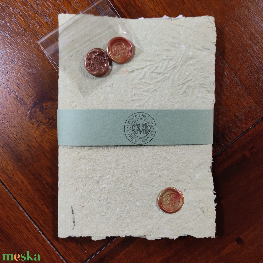 Kézműves füzet merített papírokból. / A5 / 20 oldalas - otthon & életmód - papír, írószer - album & fotóalbum - Meska.hu