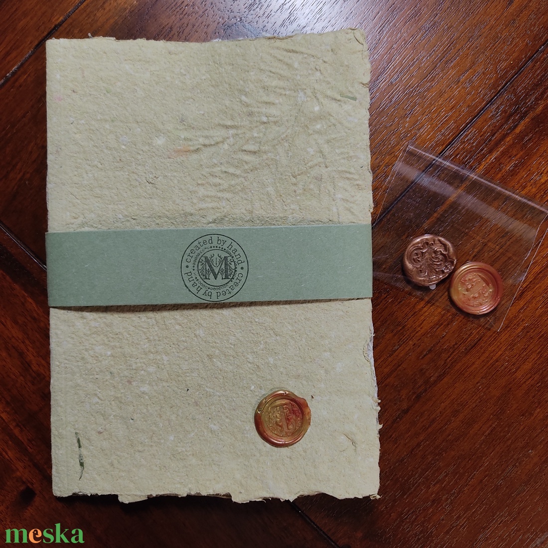 Kézműves füzet merített papírokból. / A5 / 20 oldalas - otthon & életmód - papír, írószer - album & fotóalbum - Meska.hu