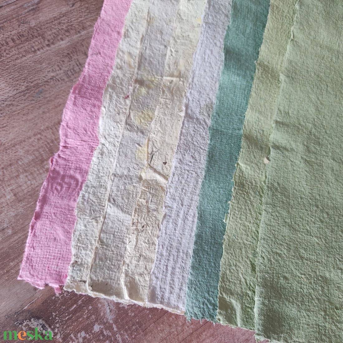 10 db dekorácós papír. Kézzel merített (kézműves - A4, 25 X 23 cm) - kellékek & szerszámok - papír - egyéb papír - Meska.hu