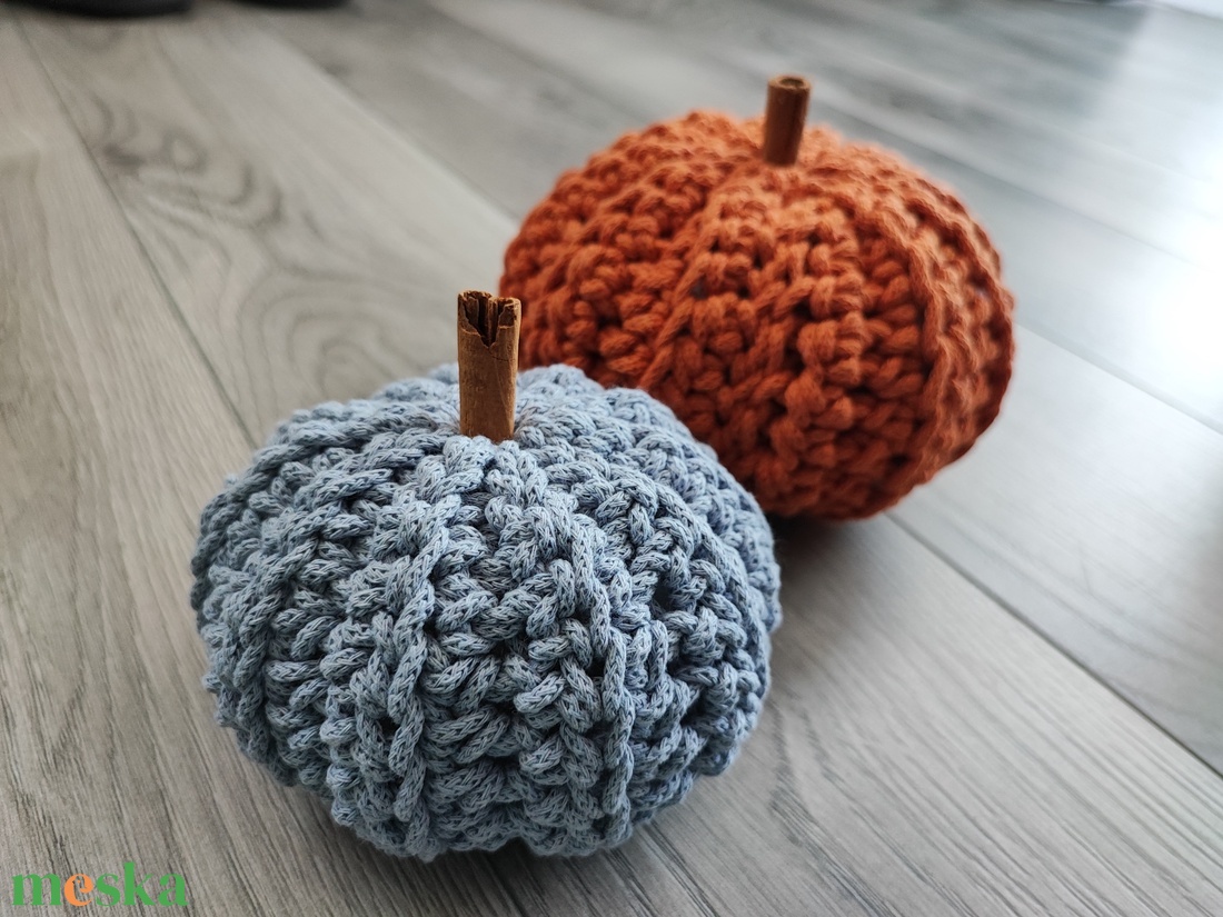 Horgolt tök  - otthon & életmód - dekoráció - halloween - halloweeni asztaldísz - Meska.hu Horgolt tök  - otthon & életmód - dekoráció - halloween - halloweeni asztaldísz - Meska.hu