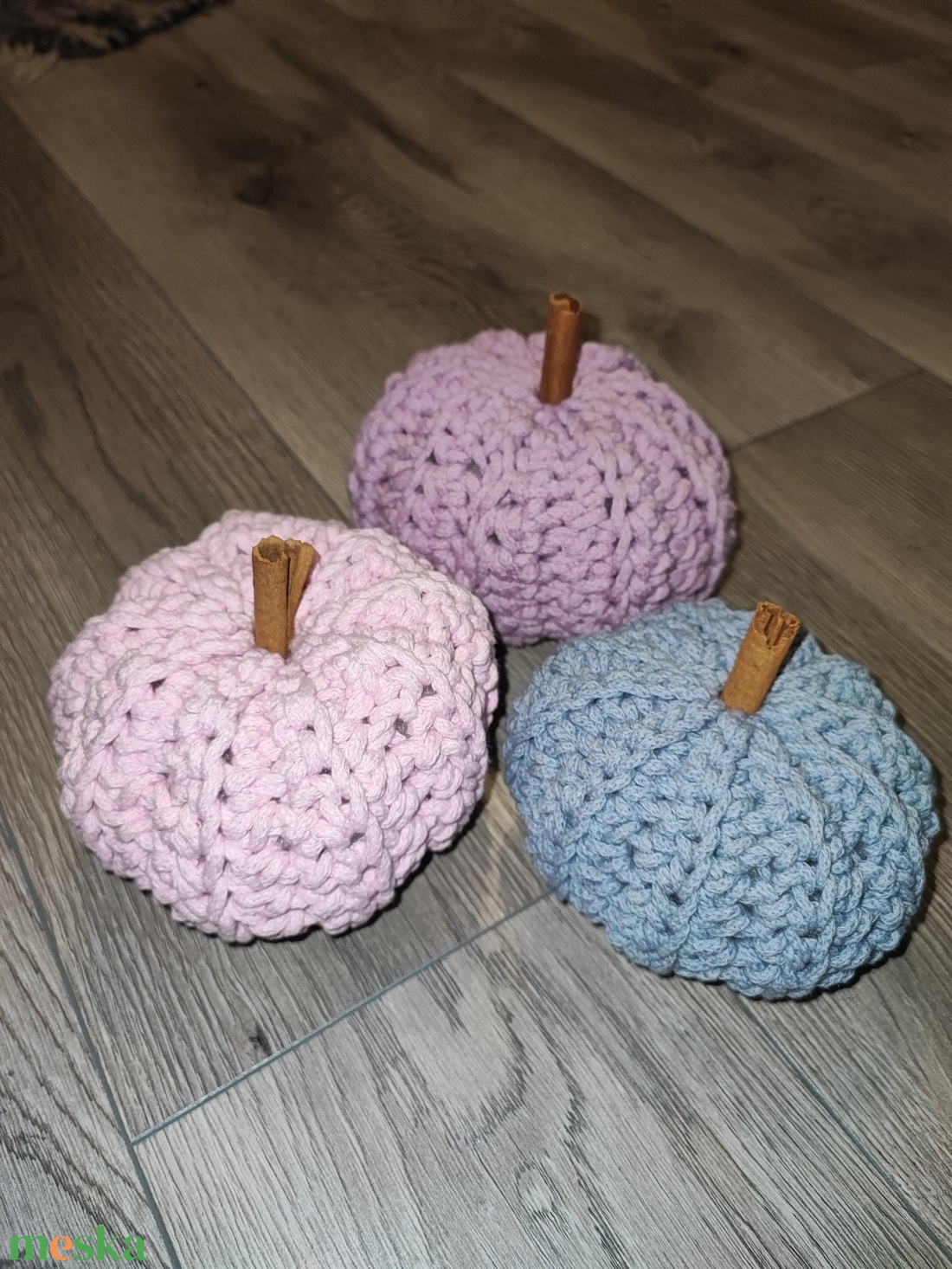 Horgolt tök szett -  - Meska.hu Horgolt tök szett -  - Meska.hu