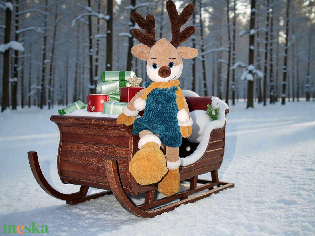 Oszkár szarvas  - játék & sport - plüssállat & játékfigura - más figura - Meska.hu