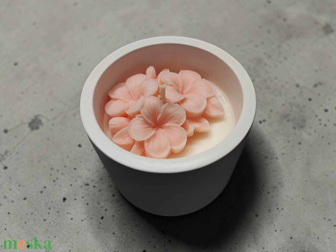 Illatgyertya kaspóban - otthon & életmód - gyertya, illat, aroma - gyertya - Meska.hu