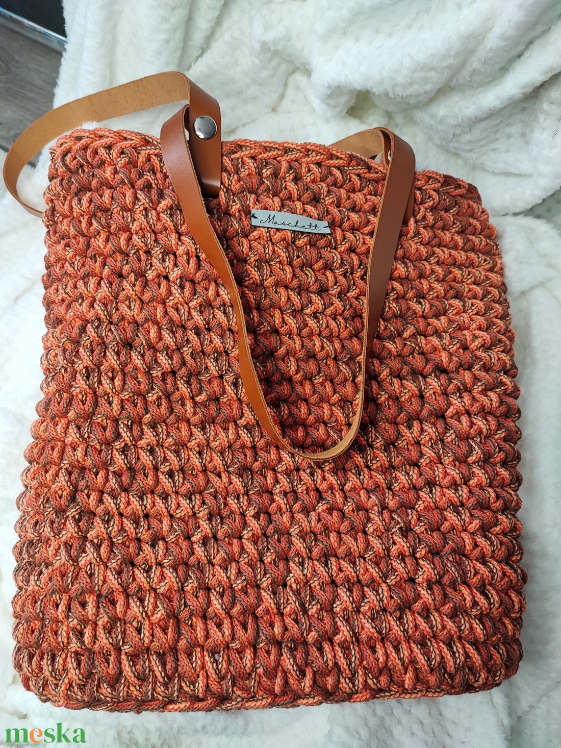 Őszi shopper táska  - táska & tok - kézitáska & válltáska - válltáska - Meska.hu