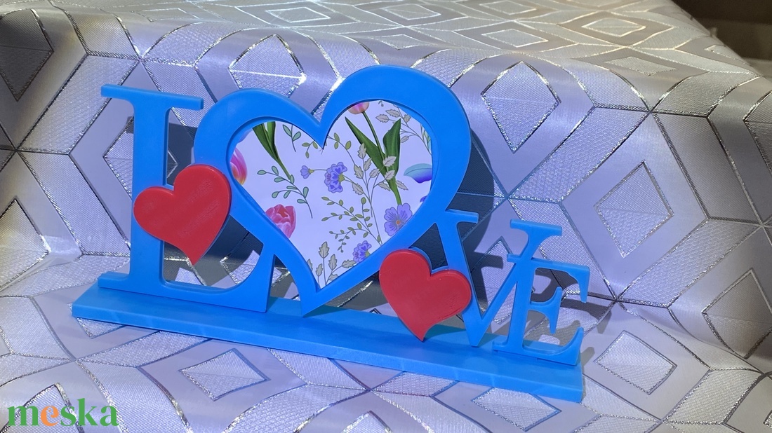 Valentin sziv, fényképes - otthon & életmód - dekoráció - dekoratív figurák és szobrok - Meska.hu