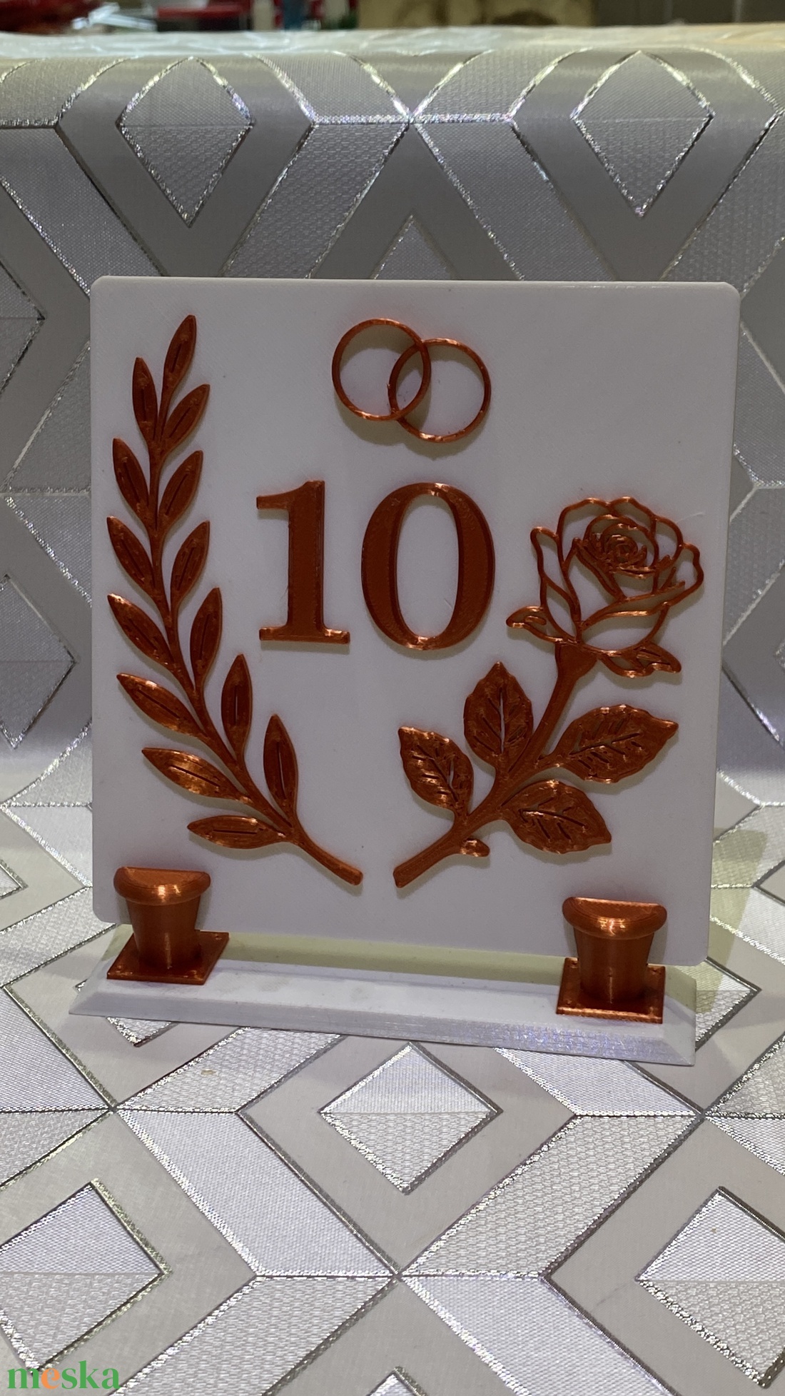 Évfordulós plakett - otthon & életmód - dekoráció - dísztárgy - Meska.hu