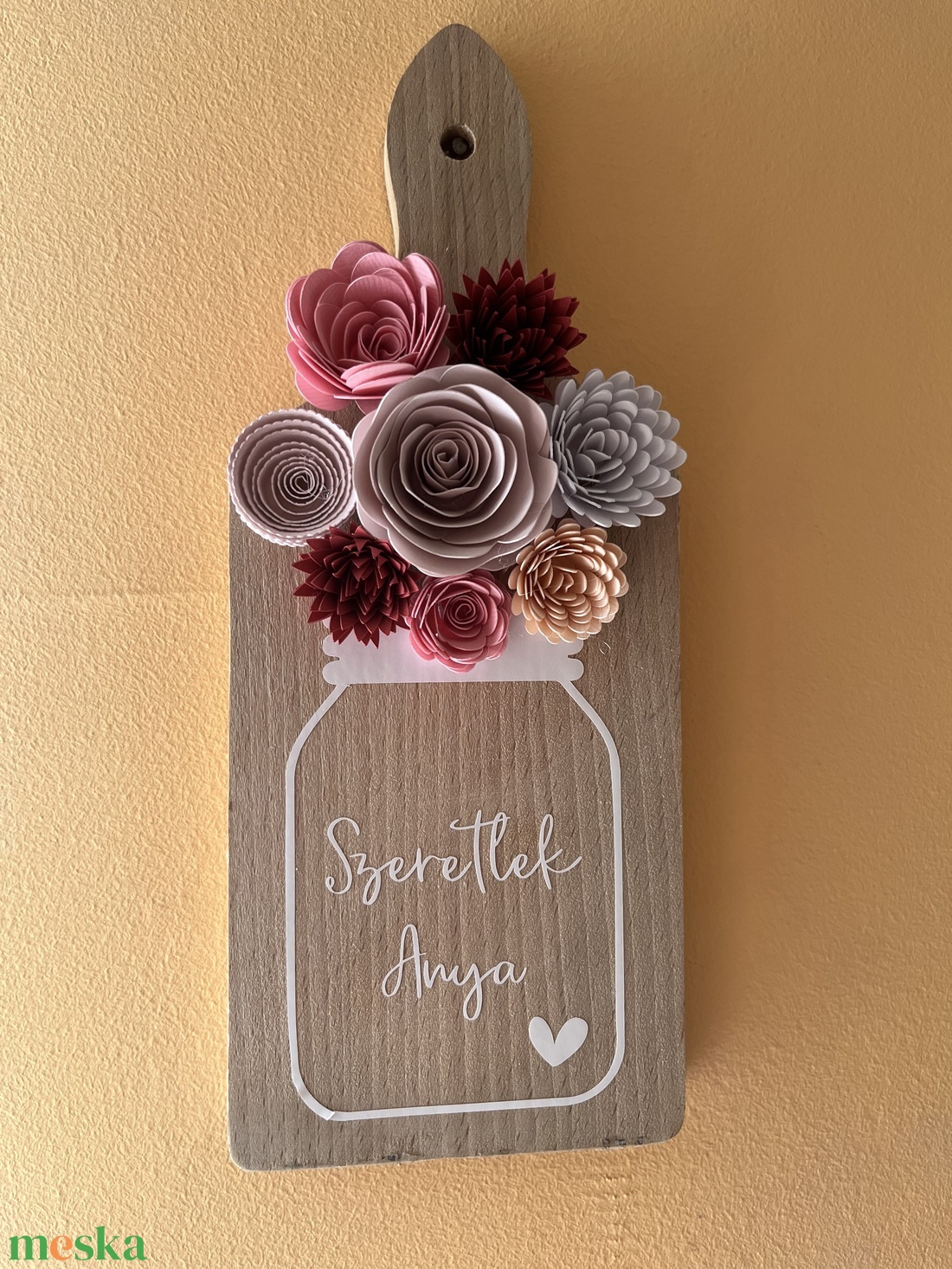 Anyáknapi köszöntő dekor - otthon & életmód - dekoráció - fali és függő dekoráció - falra akasztható dekor - Meska.hu