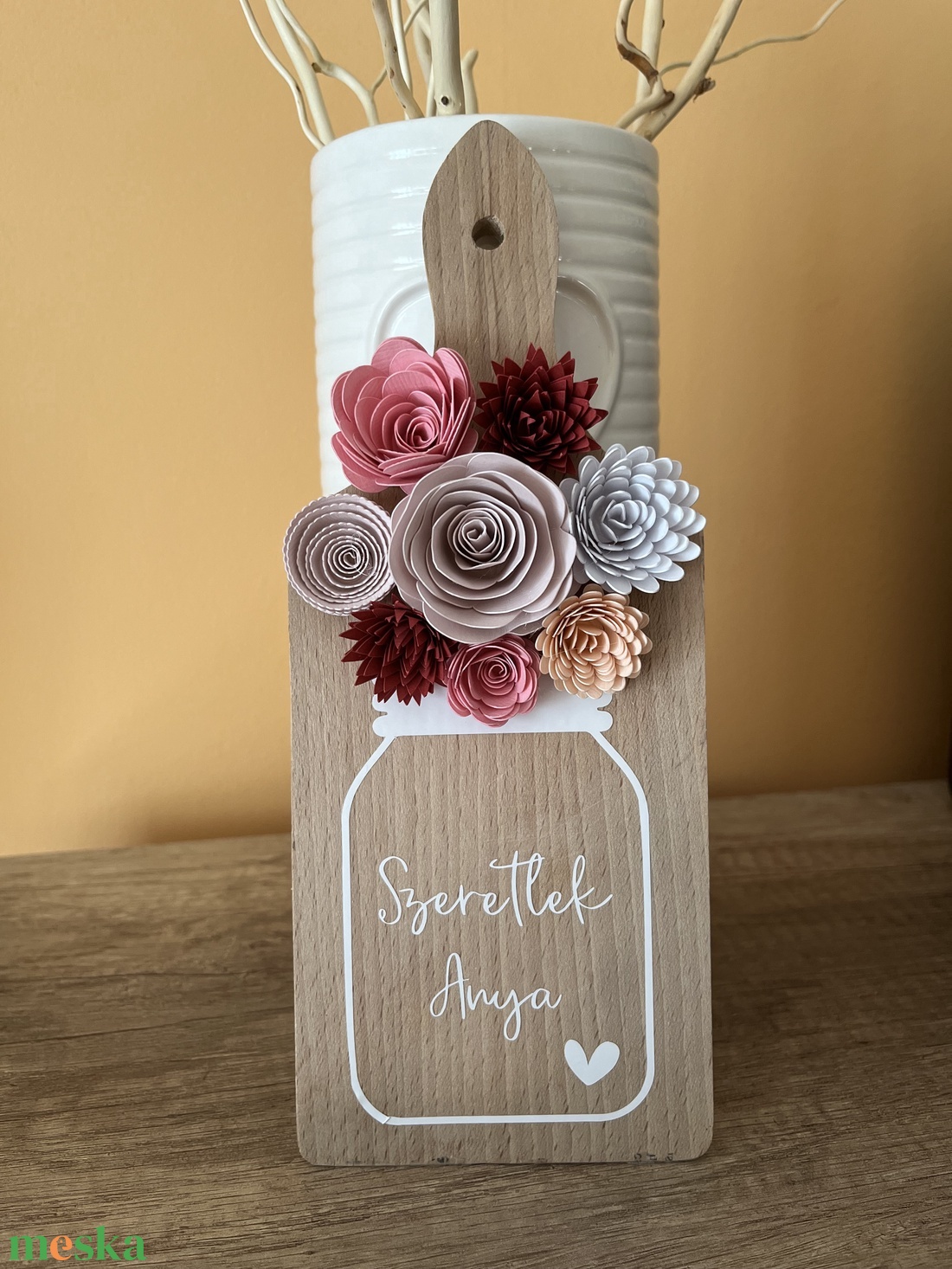 Anyáknapi köszöntő dekor - otthon & életmód - dekoráció - fali és függő dekoráció - falra akasztható dekor - Meska.hu