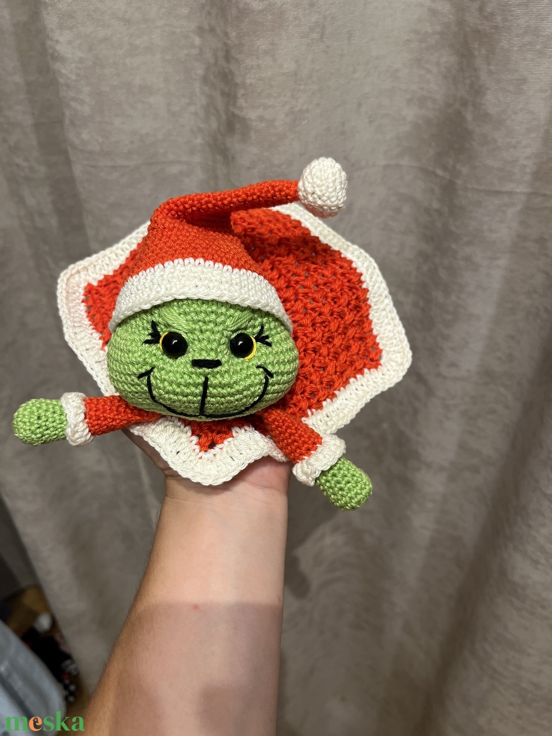 Grinch szundikendő - játék & sport - babalátogató ajándékcsomag - Meska.hu Grinch szundikendő - játék & sport - babalátogató ajándékcsomag - Meska.hu