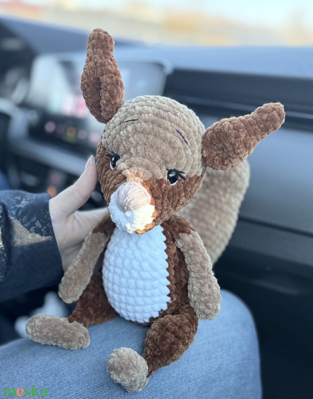 Horgolt mókus  - játék & sport - plüssállat & játékfigura - más figura - Meska.hu