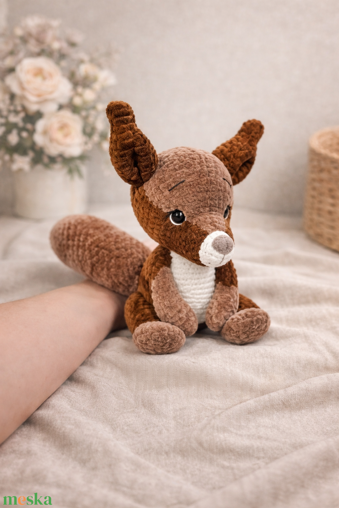 Horgolt mókus  - játék & sport - plüssállat & játékfigura - más figura - Meska.hu