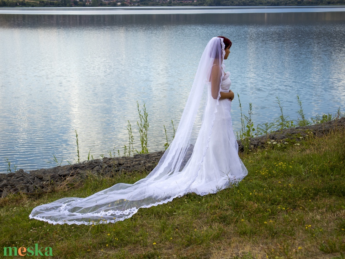 Emily fátyol - fehér 325 cm - esküvő - kiegészítők - fátyol - Meska.hu Emily fátyol - fehér 325 cm - esküvő - kiegészítők - fátyol - Meska.hu