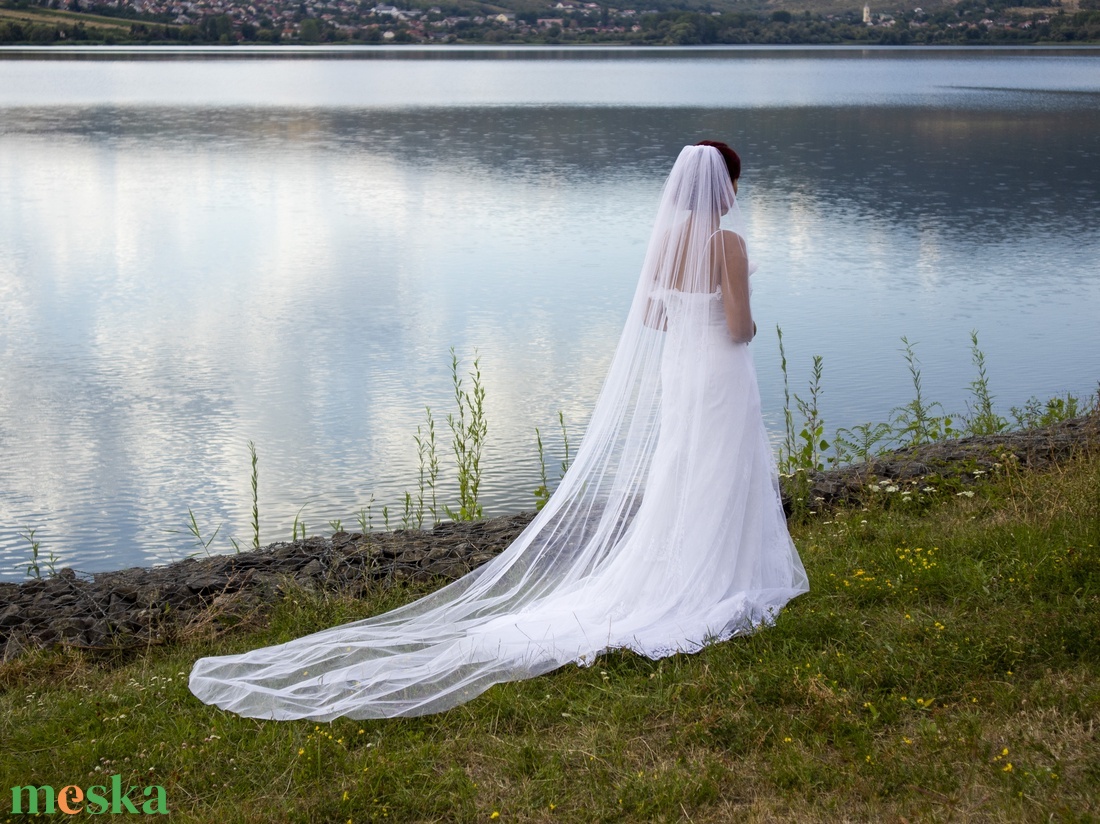 Grace fátyol - fehér 280 cm - esküvő - kiegészítők - fátyol - Meska.hu Grace fátyol - fehér 280 cm - esküvő - kiegészítők - fátyol - Meska.hu