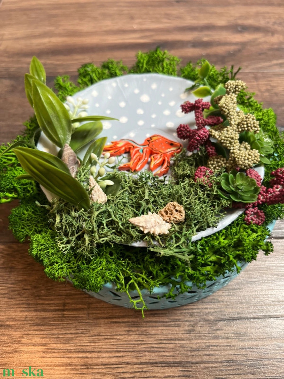nyári / tengeri hangulatú fali dísz 3D [harcos hal] - otthon & életmód - dekoráció - kép & falikép - 3d képek - Meska.hu