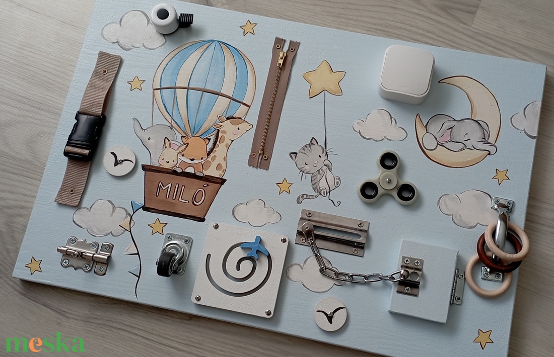 Hőlégballon Matatófal - baba - mama - baba játékok - matatófal - Meska.hu