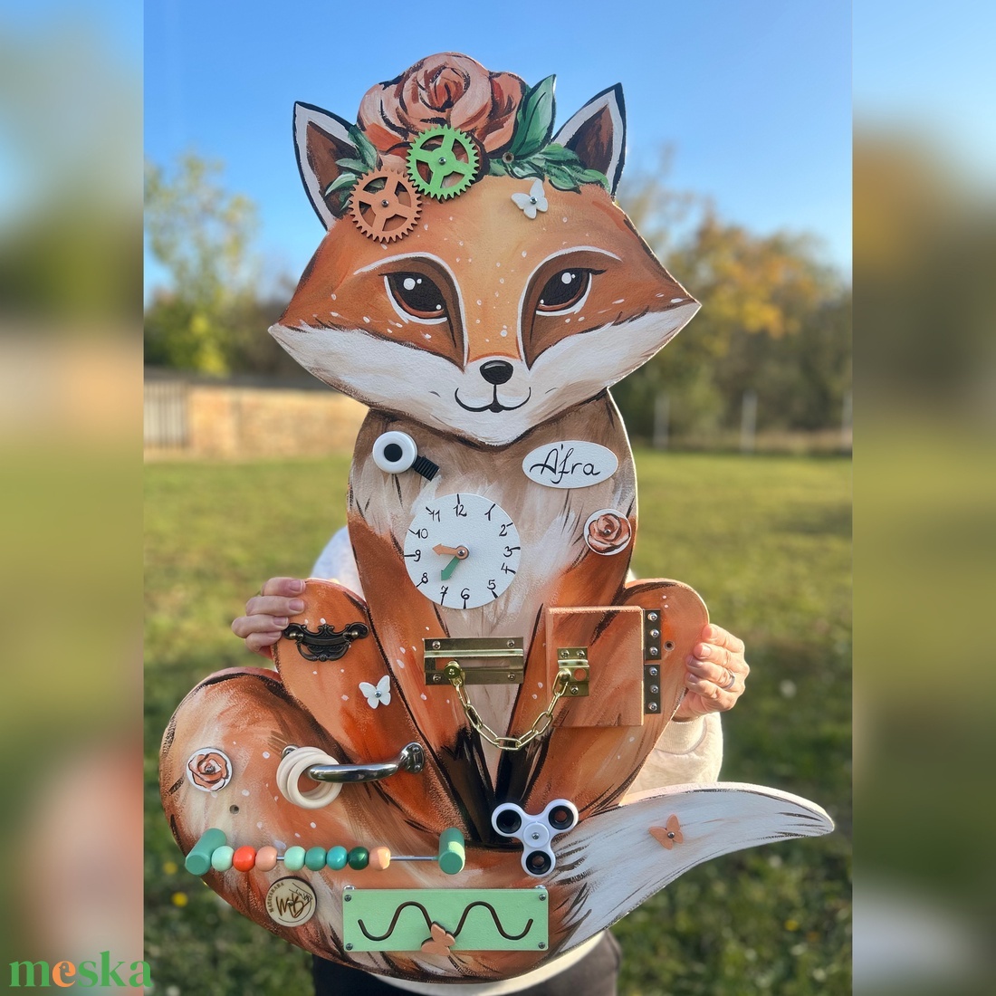 Rókalány Matatófal  - játék & sport - készségfejlesztő és logikai játék - oktató játékok - Meska.hu