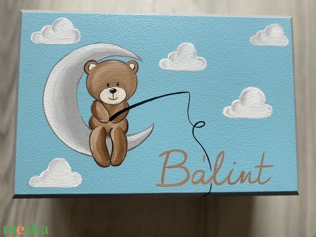 Macis Emlékőrző doboz - otthon & életmód - babaszoba, gyerekszoba - babaszoba dekoráció - Meska.hu Macis Emlékőrző doboz - otthon & életmód - babaszoba, gyerekszoba - babaszoba dekoráció - Meska.hu