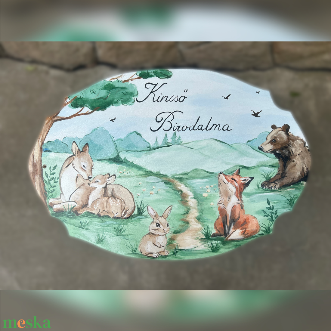 Erdei állatos Névtábla - otthon & életmód - babaszoba, gyerekszoba - gyerek névtábla - Meska.hu Erdei állatos Névtábla - otthon & életmód - babaszoba, gyerekszoba - gyerek névtábla - Meska.hu