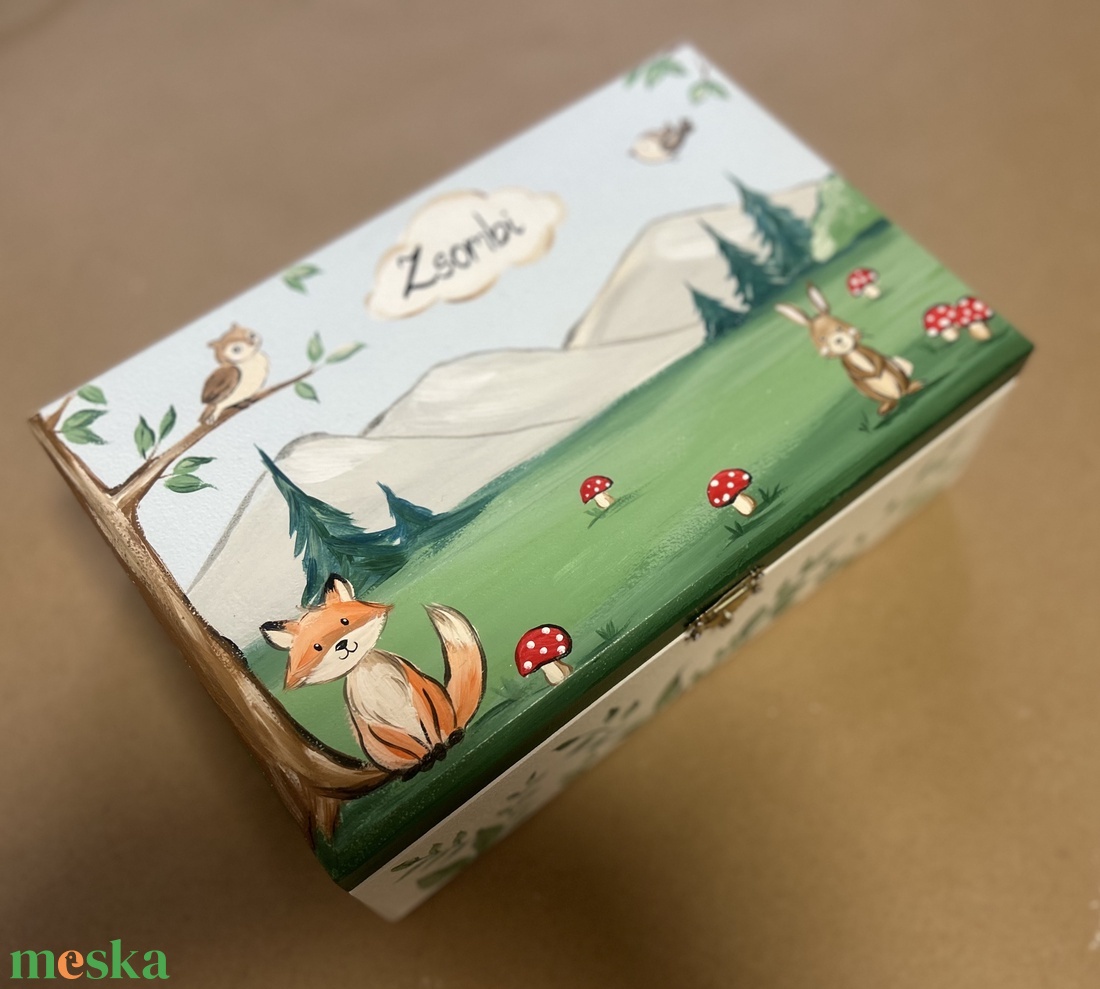 Emlékőrző doboz  - otthon & életmód - babaszoba, gyerekszoba - babaszoba dekoráció - Meska.hu