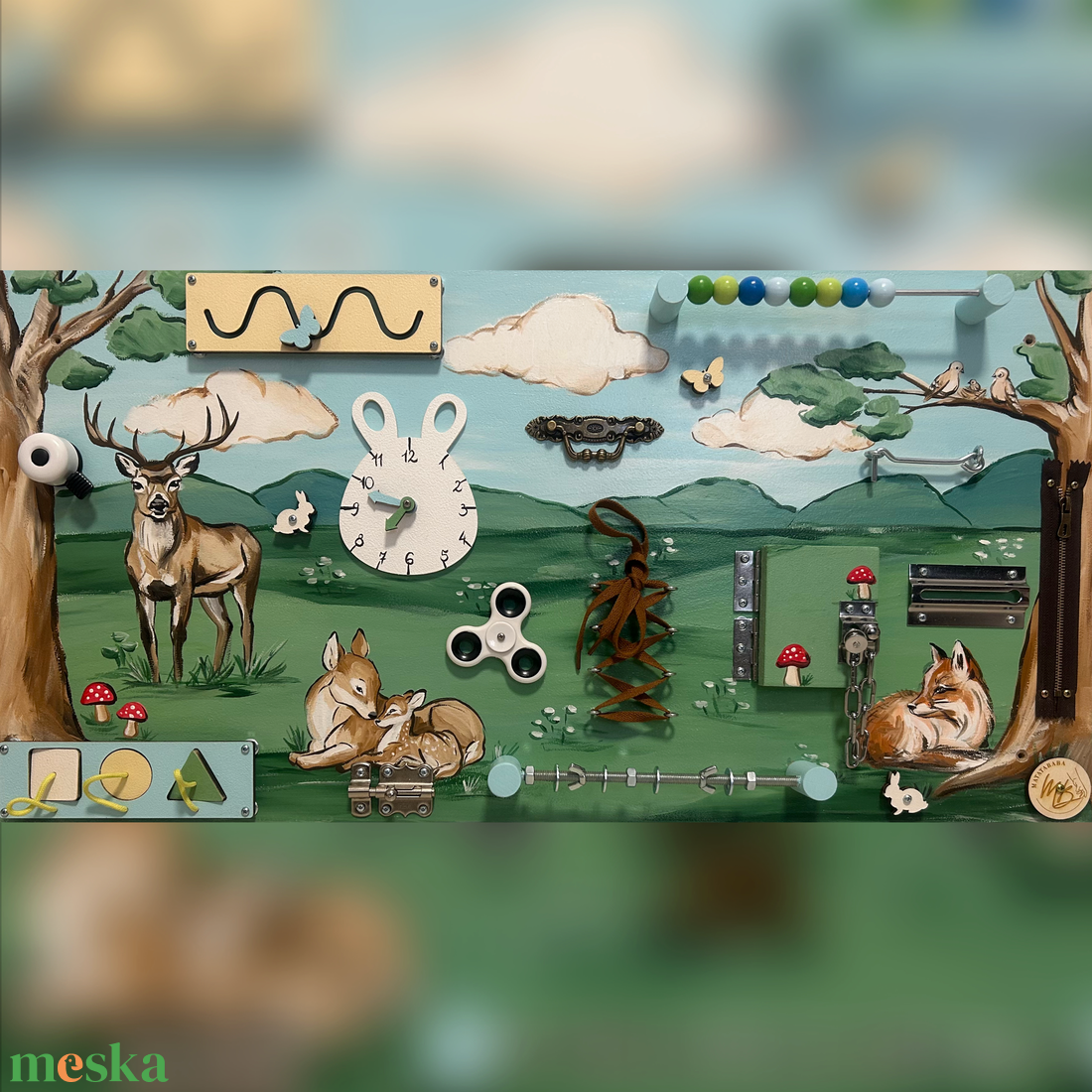 Szarvasos Testvér Matatófal - otthon & életmód - babaszoba, gyerekszoba - babaszoba dekoráció - Meska.hu