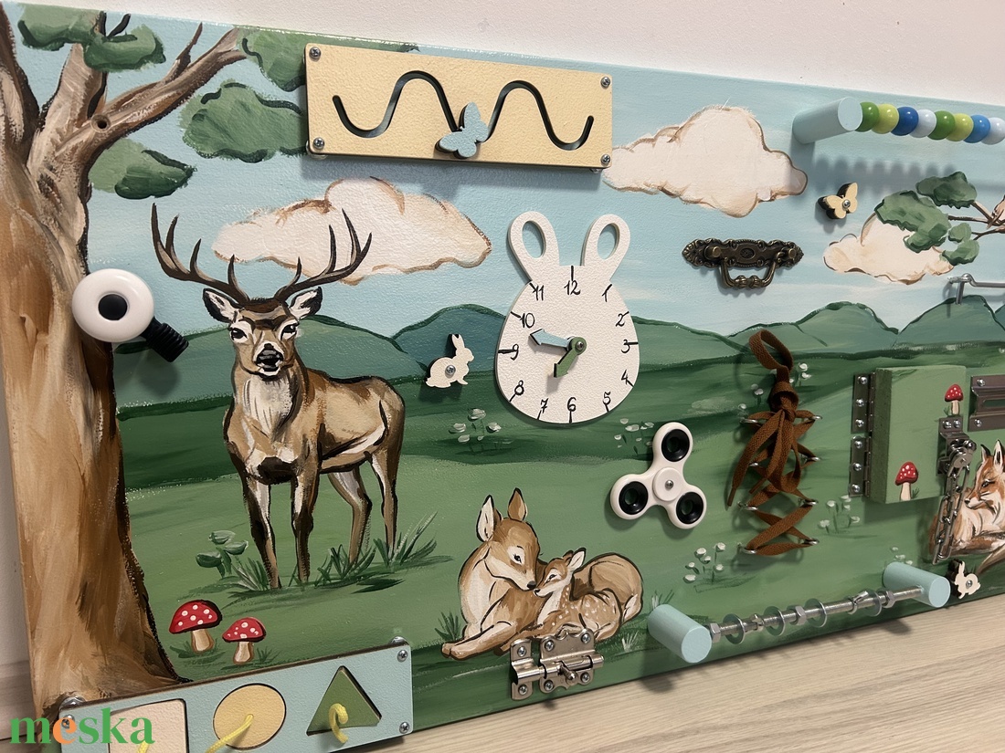 Szarvasos Testvér Matatófal - otthon & életmód - babaszoba, gyerekszoba - babaszoba dekoráció - Meska.hu