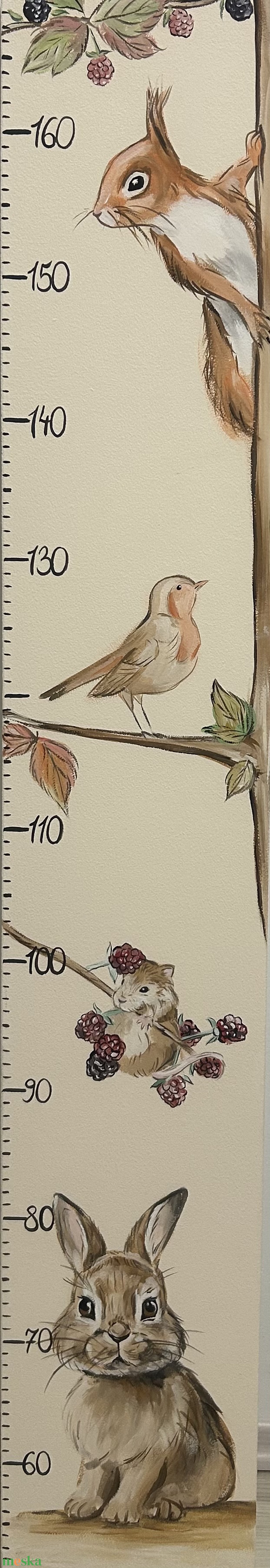 Nyuszis Magasságmérő  - otthon & életmód - babaszoba, gyerekszoba - magasságmérő - Meska.hu