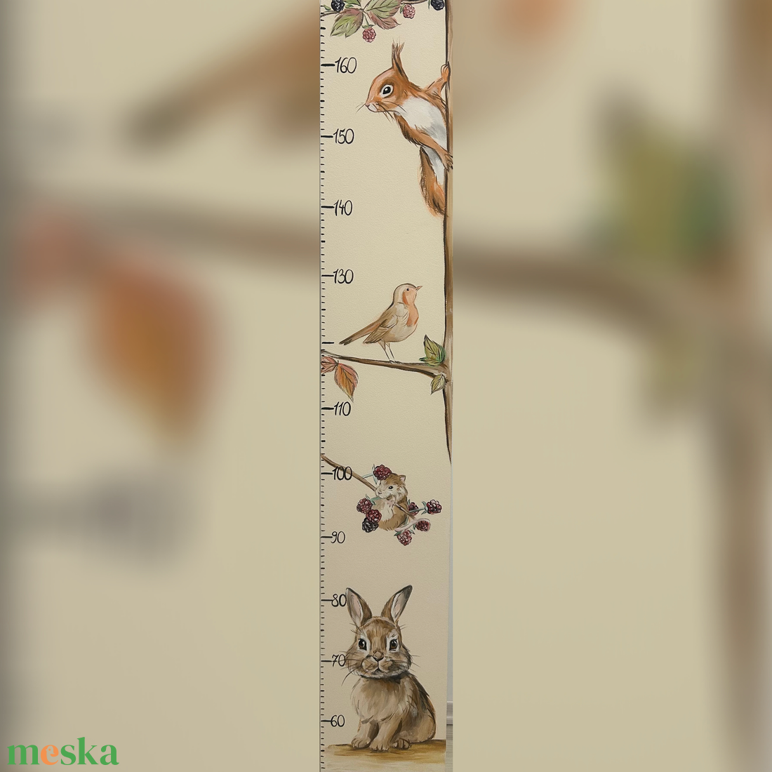 Nyuszis Magasságmérő  - otthon & életmód - babaszoba, gyerekszoba - magasságmérő - Meska.hu