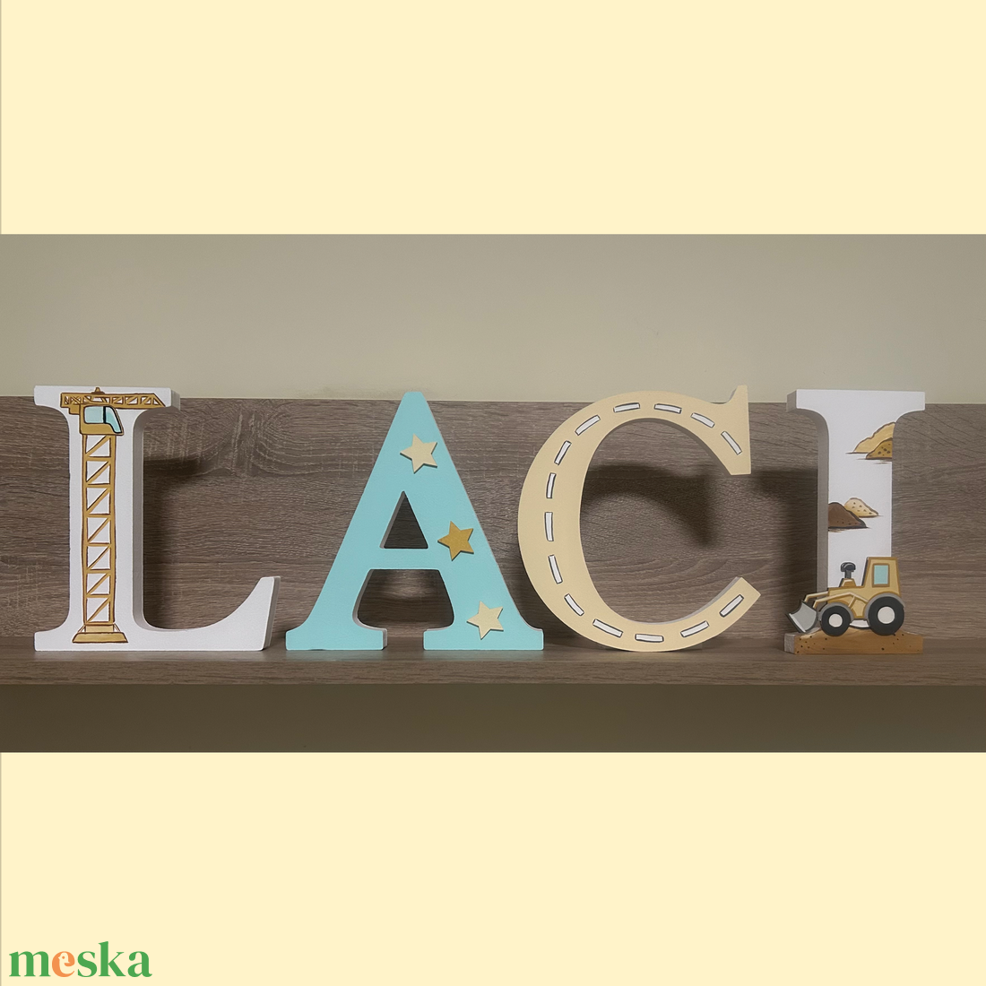 Bababetű  - otthon & életmód - babaszoba, gyerekszoba - babaszoba dekoráció - Meska.hu