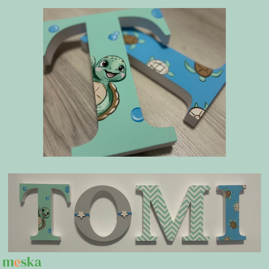 Bababetű  - otthon & életmód - babaszoba, gyerekszoba - babaszoba dekoráció - Meska.hu