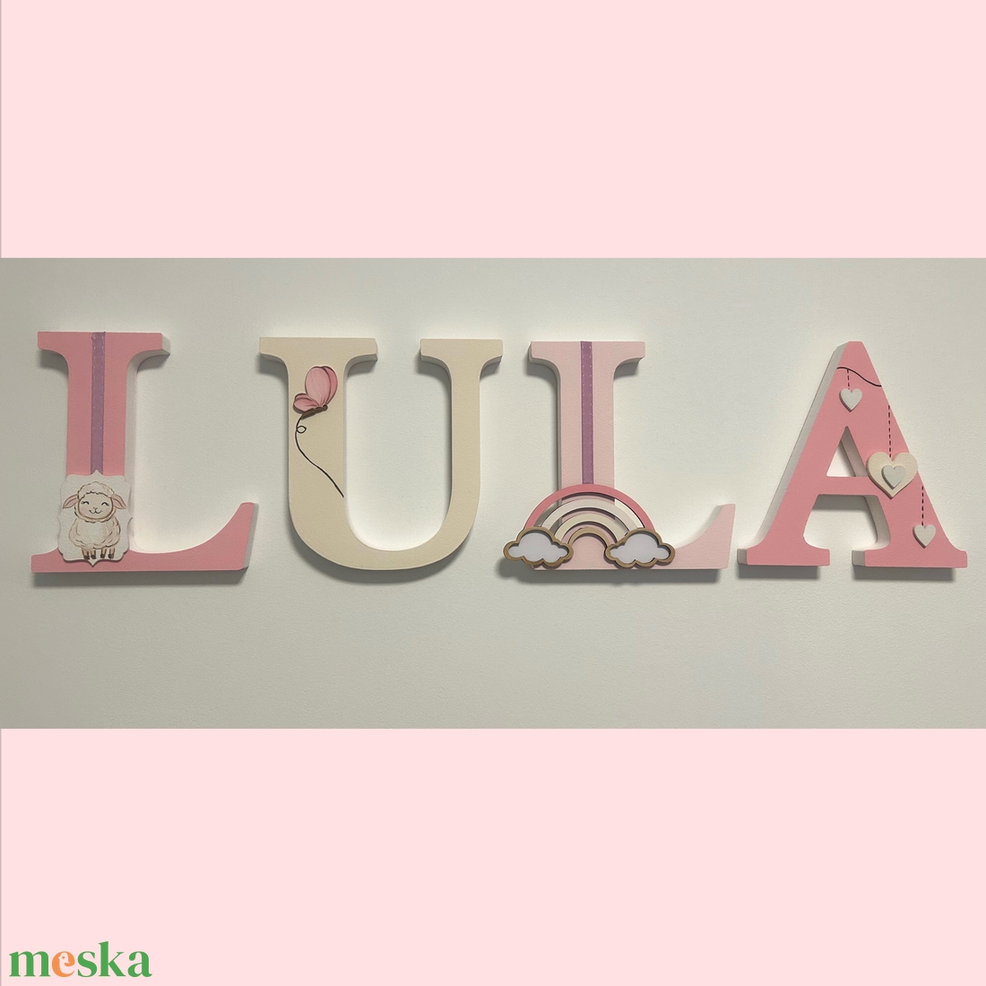 Bababetű  - otthon & életmód - babaszoba, gyerekszoba - babaszoba dekoráció - Meska.hu