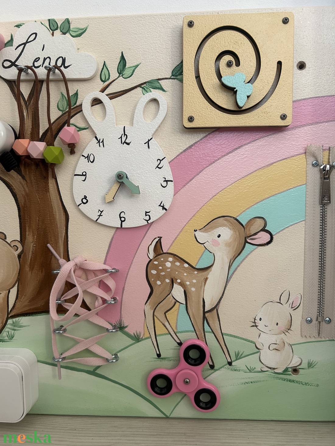 Erdős Matatófal állatokkal - játék & sport - készségfejlesztő és logikai játék - oktató játékok - Meska.hu