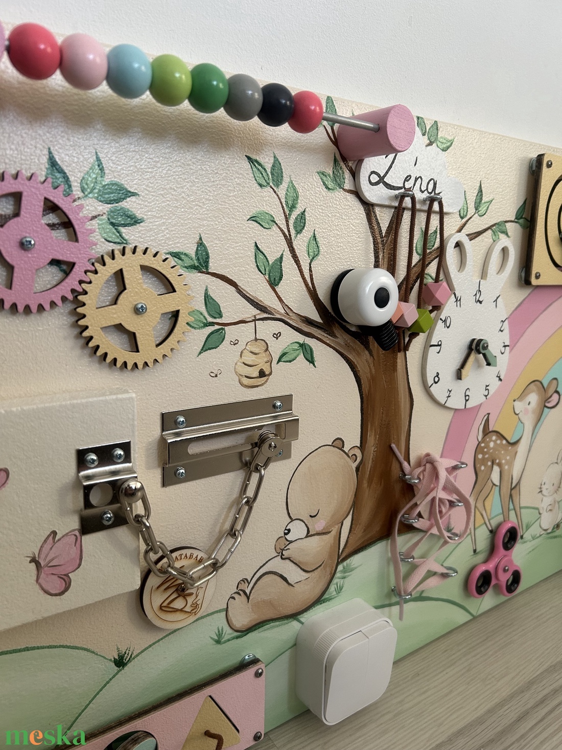 Erdős Matatófal állatokkal - játék & sport - készségfejlesztő és logikai játék - oktató játékok - Meska.hu