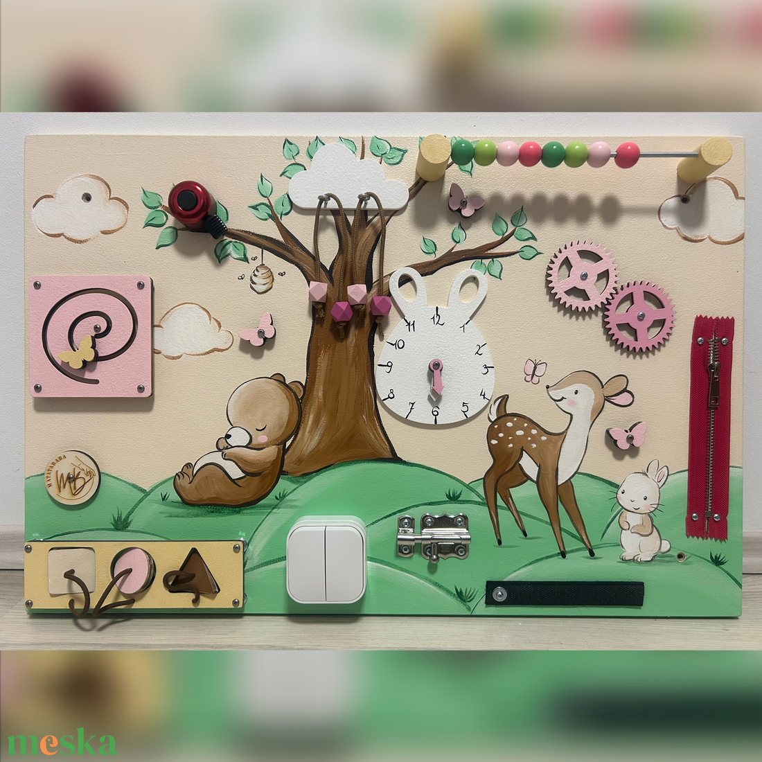 Őzikés Matatófal  - otthon & életmód - babaszoba, gyerekszoba - babaszoba dekoráció - Meska.hu